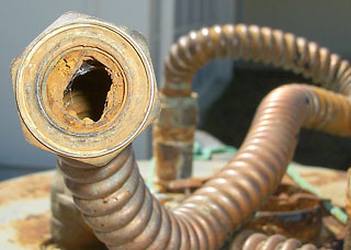 Corrosive Effect of Chloramine on Water Heater Pipes